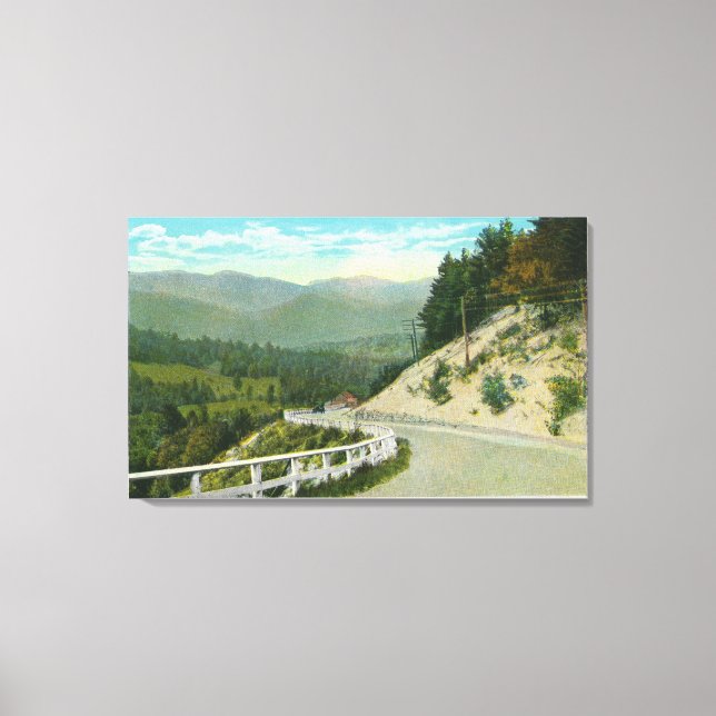Toile Vue sur Spruce Hill avant Keene Valley (Recto)