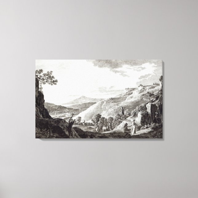 Toile Vue sur Tarquinia et Corneto (Recto)
