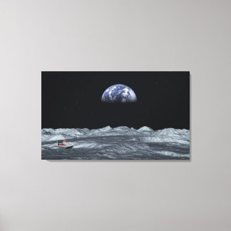 Toile Vue sur Terre