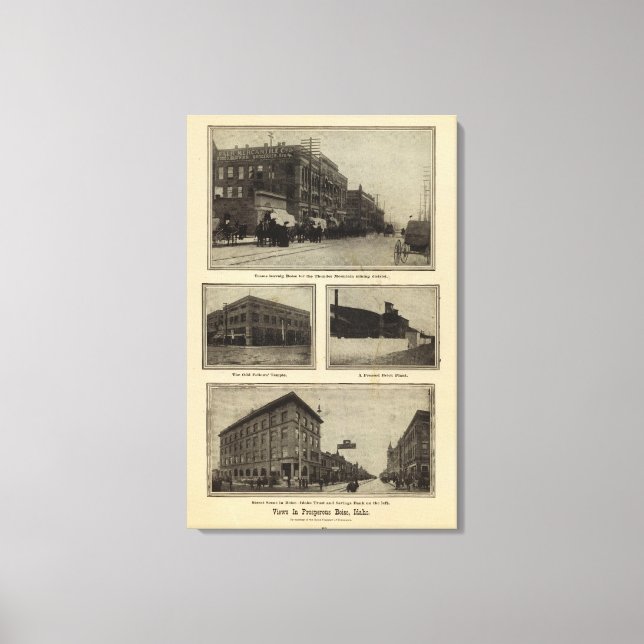 Toile Vues, Boise, Idaho (Recto)