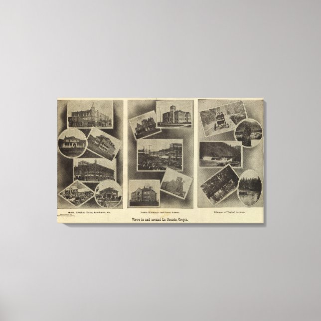 Toile Vues, La Grande, Oregon (Recto)