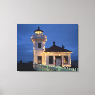 Toile WA, Mukilteo, phare de Mukilteo, établi