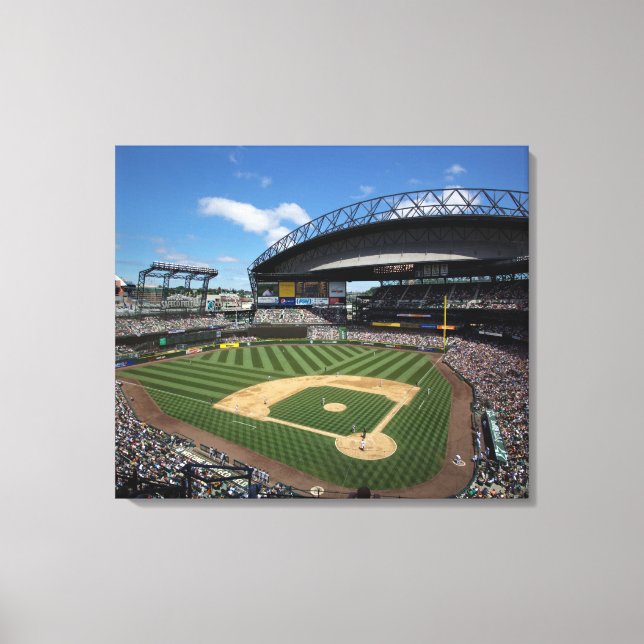 Toile WA, Seattle, Safeco Field, baseball des Mariners (Recto)