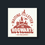 Toile Waiting for my Letter to HOGWARTS™<br><div class="desc">Still waiting on your owl? This charming “Waiting on My Letter to Hogwarts™” design perfectly captures the hopeful anticipation of every aspiring witch or wizard. Featuring a vintage-inspired Hogwarts silhouette, a soaring owl delivering a letter, and classic “Owl Post Service” typography, this design blends nostalgia with wizarding whimsy. It’s a...</div>