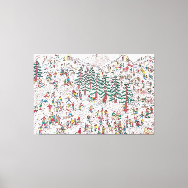 Toile Waldo Cartoon Premium Wrapped (Gloss) (Recto)
