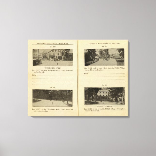 Toile Wappingers Falls Fishkill Village (Recto)