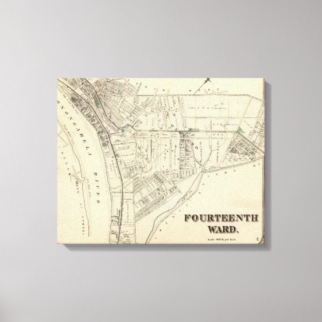 Toile Ward 14 de Pittsburgh, Pennsyvania 2 (Recto)