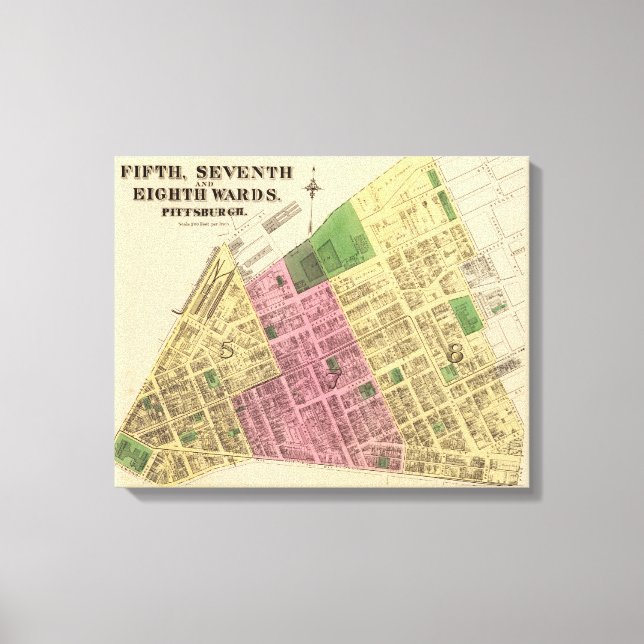 Toile Wards 5, 7-8 de Pittsburgh, Pennsyvania (Recto)