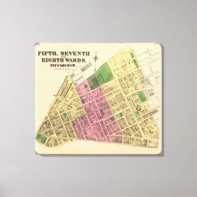 Toile Wards 5, 7-8 de Pittsburgh, Pennsyvania (Recto)