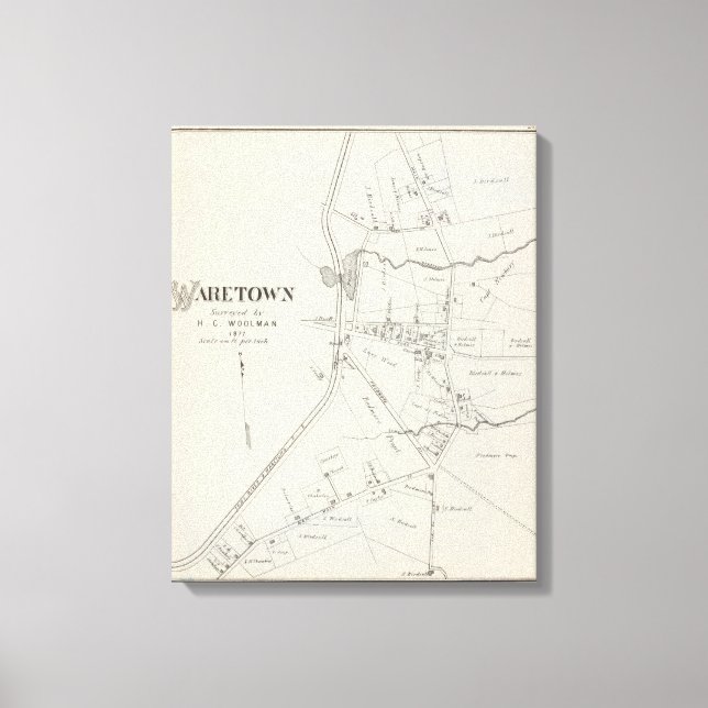 Toile Waretown, New Jersey (Recto)