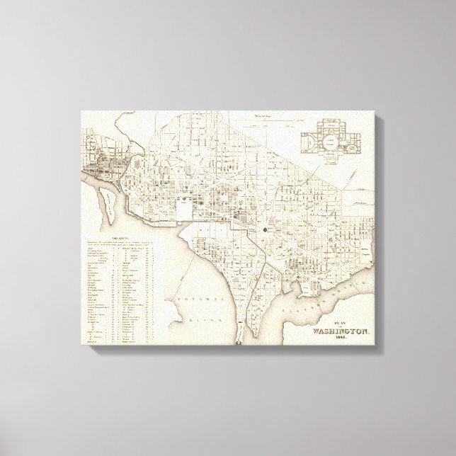 Toile Washington (Recto)