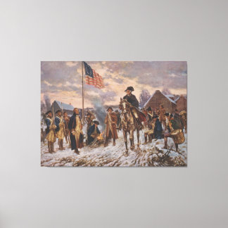 Toile Washington à Valley Forge par Edward Percy Moran