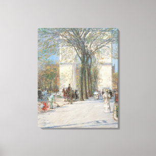 Toile Washington Arch, Spring de Frederick Childe Hassam