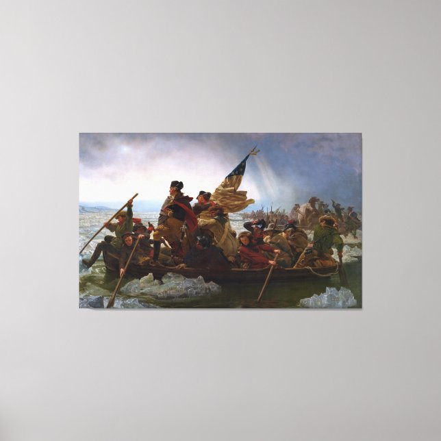 Toile Washington Crossing the Delaware (Recto)
