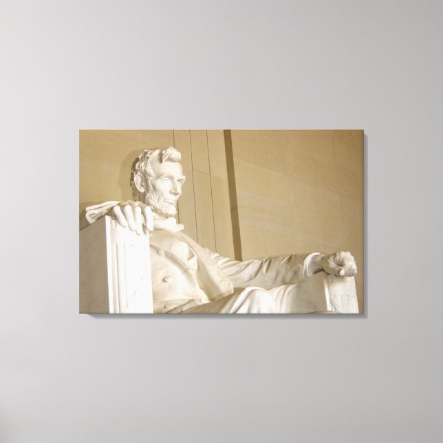 Toile Washington, DC, le Mémorial Lincoln (Recto)