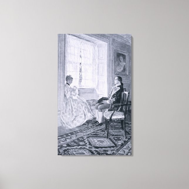 Toile Washington et Mary Philipse (Recto)