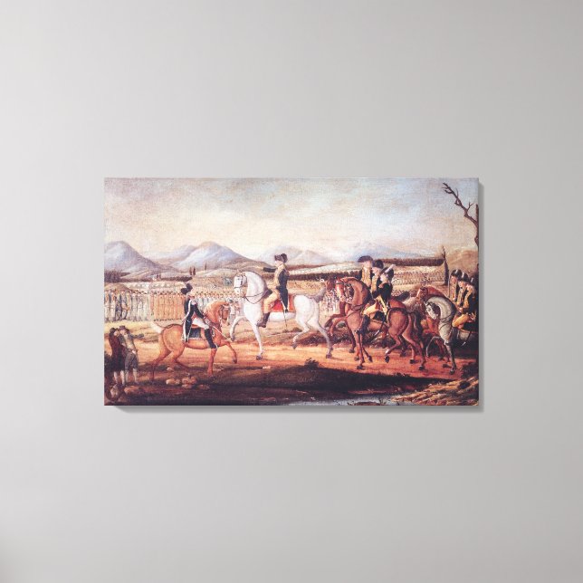 Toile Washington Revue de l'armée occidentale (Recto)