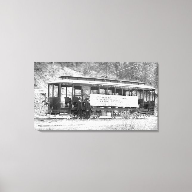 Toile Washington Water Power Co. Trolly (Recto)