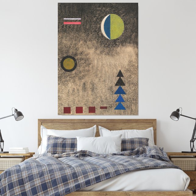 Toile Wassily Kandinsky - Dans le noir lâche  (Insitu(Chambre))