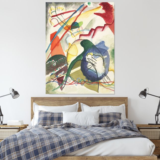 Toile Wassily Kandinsky - Ébauche pour 'Tableau avec un  (Insitu(Chambre))