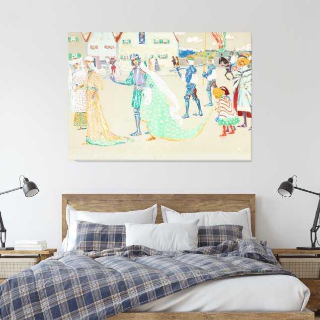 Toile Wassily Kandinsky - Le Jeune Couple  (Insitu(Chambre))