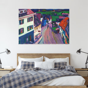 Toile Wassily Kandinsky - Murnau – Paysage de montagne