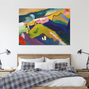 Toile Wassily Kandinsky - Murnau – Paysage de montagne