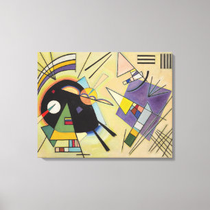 Toile WASSILY KANDINSKY - Noir et violette