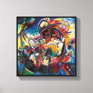 Toile Wassily Kandinsky - Paysage urbain de Moscou Art a