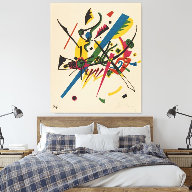 Toile Wassily Kandinsky - Petits Mondes I (1922) (Insitu(Chambre))