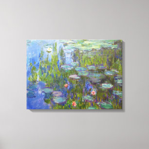 Toile Water Lilies, 1915 cool de Claude Monet, ancien, m