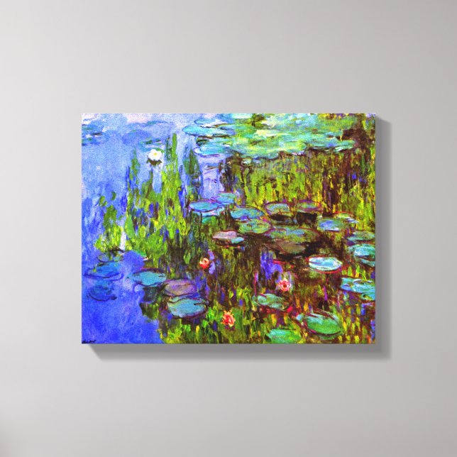 Toile Water Lilies by Claude Monet (Recto)