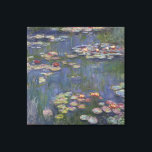 Toile Water Lilies by Claude Monet<br><div class="desc">Claude Monet - Nappes D'Eau. Belle peinture florale aux belles couleurs de Claude Monet. Cadeaux imprimés de haute qualité,  estampes,  pochettes de téléphone et de nombreux autres grands cadeaux.</div>