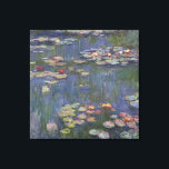 Toile Water Lilies by Claude Monet<br><div class="desc">Claude Monet - Nappes D'Eau. Belle peinture florale aux belles couleurs de Claude Monet. Cadeaux imprimés de haute qualité, estampes, pochettes de téléphone et de nombreux autres grands cadeaux.</div>