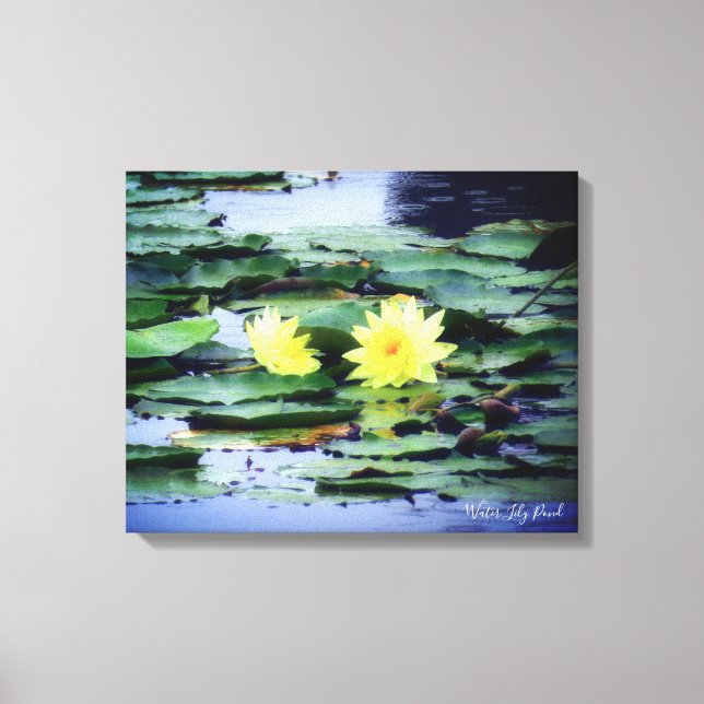 Toile Water Lily Pond：Premium Canvas (Recto)