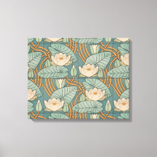 Toile Water Lys Lily Art Nouveau Nature