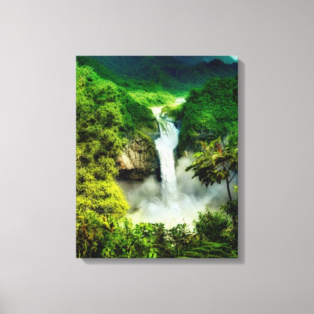 Toile Waterfalls | San Rafael Falls, Ecuador (Recto)