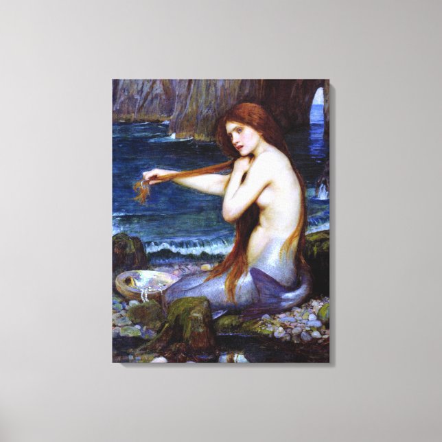Toile Waterhouse : La Sirène (Recto)
