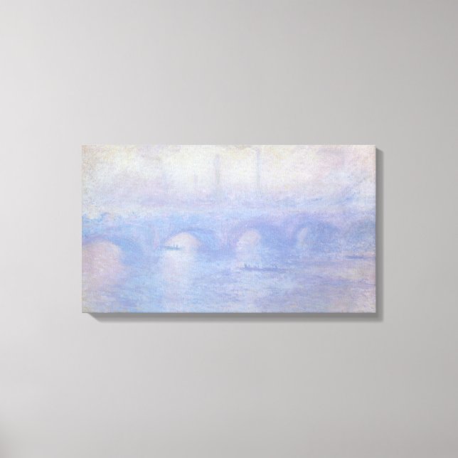 Toile Waterloo Bridge, effet de brouillard par Claude Mo (Recto)