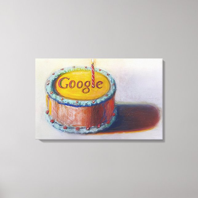 Toile Wayne Thiebaud - Google - 12e anniversaire Doodl d (Recto)