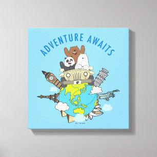 Toile We Bare Bears - Adventure Await