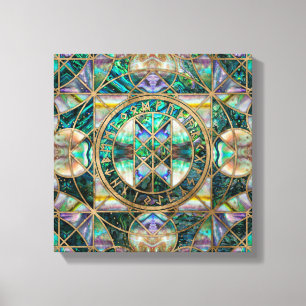 Toile Web de Wyrd Matrix de destin - ormeau Shell