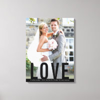 WEDDING LOVE souvenir simple caractères gras noirs