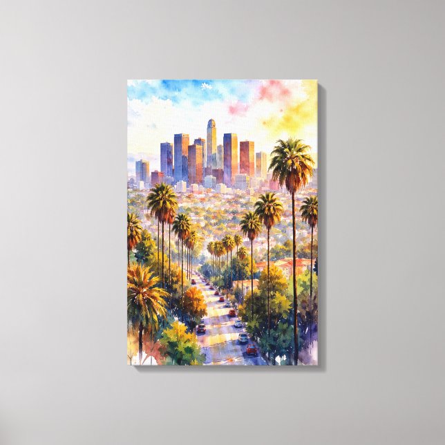Toile Welcome To Los Angeles  (Recto)