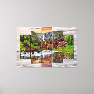 TOILE WELLES FARGO STAGECOACH