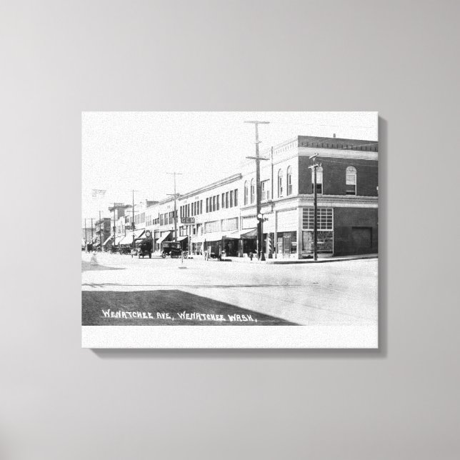 Toile Wenatchee, WashingtonVue de Wenatchee Avenue (Recto)