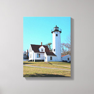 Toile West Chop Lighthouse Marthas Vineyard Canvas Impri