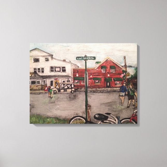 Toile "West Lakeshore Drive" Kelley's Island, Ohio (Recto)