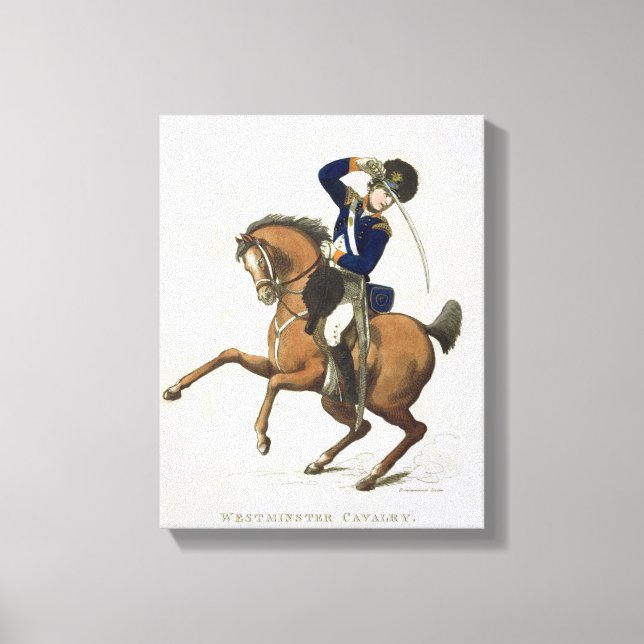 Toile Westminster Cavalry Volunteer, plaque 4 de 'Loyal (Recto)