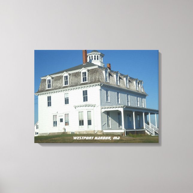 Toile Westport Harbour, MA House - Acoaxet (Recto)